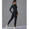 Бесшовный женский фитнес комплект Long sleeve top + Leggings model 67